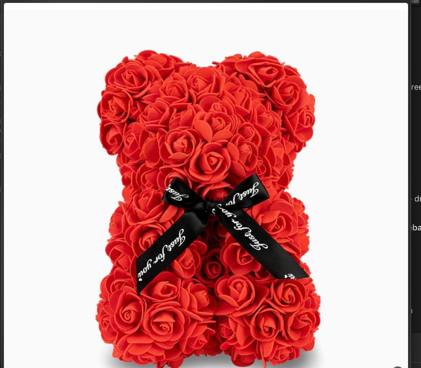 Red Luxury Rose bear