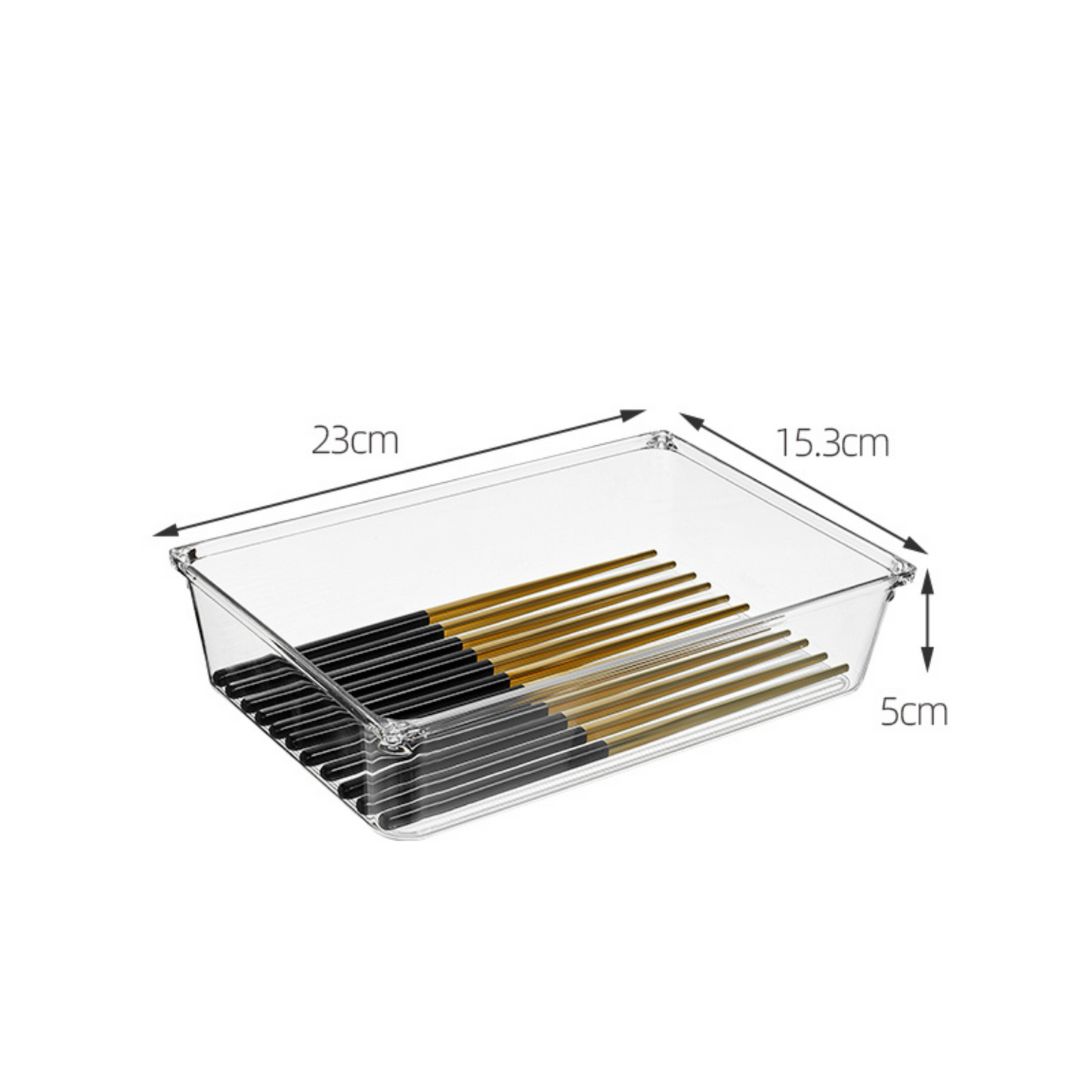 Clear Drawer Organiser Set – 8pc Modular Storage-4
