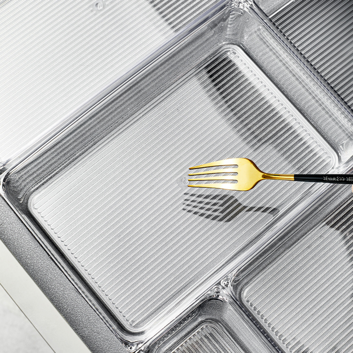 Clear Drawer Organiser Set – 8pc Modular Storage-1