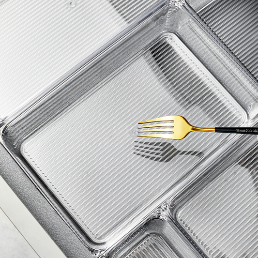 Clear Drawer Organiser Set – 8pc Modular Storage-1